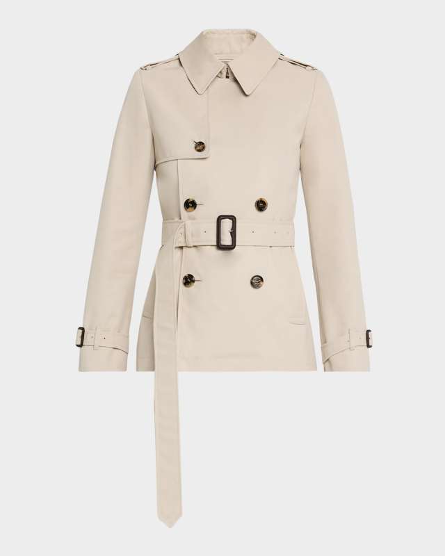 Belted Short Trench-Coat